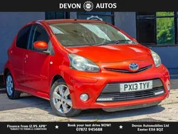Orange Used 2013 Toyota Aygo Hatchback | £2,800 (Fair price)