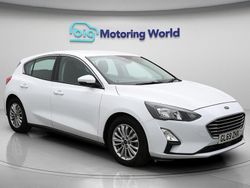 White Used 2019 Ford Focus Titanium Hatchback | £9,100 (Fair price)