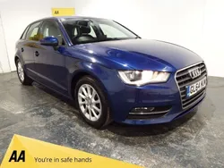 Blue Used 2014 Audi A3 Sportback Design Hatchback | £7,390 (Fair price)