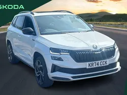White Used 2024 Skoda Karoq SportLine SUV | £27,136 (Good price)