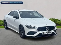 White Used 2022 Mercedes CLA200 Executive Coupe | £26,079 (Fair price)