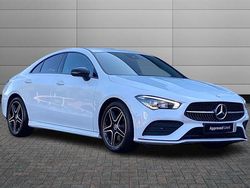 White Used 2023 Mercedes CLA200 AMG Line Premium Sedan | £27,650 (Fair price)