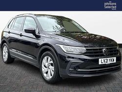 Black Used 2021 VW Tiguan Life SUV | £16,890 (Fair price)