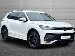 White New 2025 VW Tiguan R-line SUV | £38,695 (Fair price)