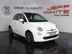 White Used 2020 Fiat 500 Launch Edition Hatchback | £10,488 (Fair price)