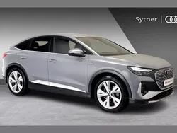 Grey Used 2023 Audi Q4 Sportback e-tron S-Line SUV | £27,500