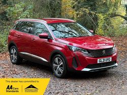 Red Used 2021 Peugeot 5008 Allure Premium Hatchback | £15,545 (Fair price)