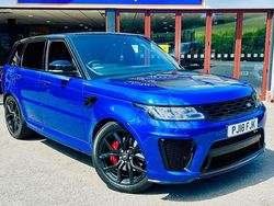 Blue Used 2018 Land Rover Range Rover Sport SVR SUV | £41,995 (Good price)