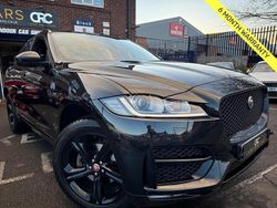 Black Used 2018 Jaguar F-Pace R-Sport SUV | £13,850 (Fair price)