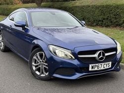 Blue Used 2017 Mercedes C200 Coupe | £10,790 (Fair price)