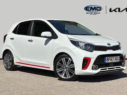 White Used 2017 Kia Picanto GT-Line S Hatchback | £8,999 (Fair price)