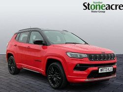 Red/black Used 2022 Jeep Compass SUV | £16,405