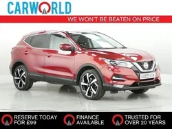 Red Used 2020 Nissan Qashqai Tekna SUV | £13,990 (Good price)