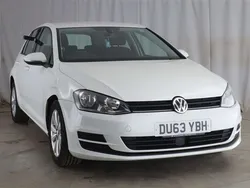 White Used 2013 VW Golf VII SE Hatchback | £7,349 (Fair price)