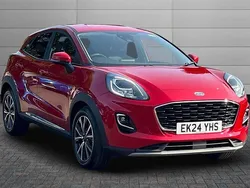 Fantastic red Used 2024 Ford Puma Titanium Hatchback | £18,195 (Fair price)