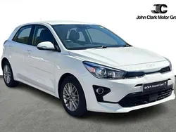 White Used 2023 Kia Rio 2 Hatchback | £13,750 (Fair price)