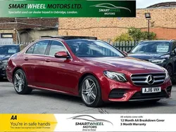 Red Used 2016 Mercedes E220 AMG line Sedan | £13,740 (A bit pricey)