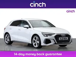White Used 2021 Audi A3 S-Line Hatchback | £22,149 (Fair price)
