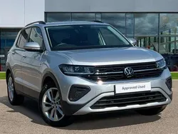 Reflex silver metallic Used 2024 VW T-Cross Match SUV | £21,642 (Fair price)