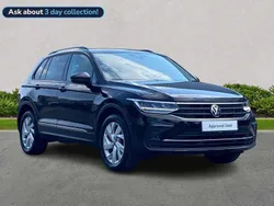 Black Used 2022 VW Tiguan Life SUV | £18,599 (Good price)