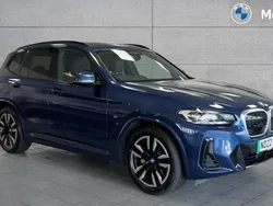 Phytonic blue metallic paint Used 2022 BMW iX3 M Sport SUV | £27,789 (Good price)