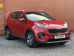 Red Used 2016 Kia Sportage GT-Line SUV | £7,800 (Good price)