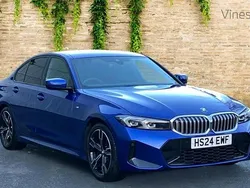 Blue Used 2024 BMW 320 M Sport | £32,650 (Fair price)