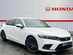 White Used 2023 Honda Civic Advance Hatchback | £25,337 (Fair price)