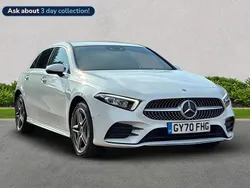 White Used 2020 Mercedes A250 AMG Line Premium Hatchback | £20,149 (Fair price)