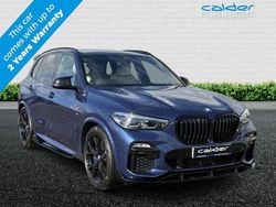 Blue Used 2021 BMW X5 M Sport SUV | £40,995 (Fair price)