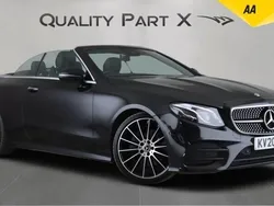 Black Used 2020 Mercedes E300 AMG line Cabriolet | £24,680