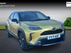 Yellow Used 2021 Toyota Yaris Hybrid Edition Hatchback | £20,590