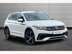 White Used 2022 VW Tiguan R-line SUV | £27,150 (Fair price)