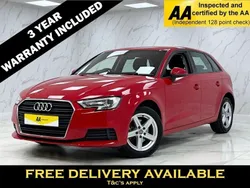 Red Used 2018 Audi A3 Sportback Design Hatchback | £10,995 (Fair price)