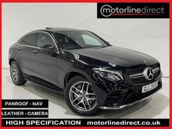 Black Used 2017 Mercedes GLC350 AMG line Coupe | £23,449 (Fair price)