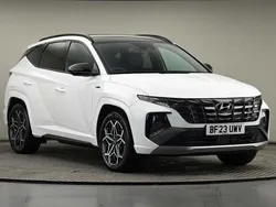 Atlas white Used 2023 Hyundai Tucson N Line SUV | £23,700 (Fair price)