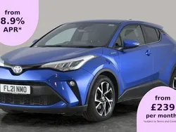 Blue Used 2021 Toyota C-HR Design SUV | £17,476 (Good price)