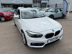 White Used 2017 BMW 118 Sport Line Hatchback | £9,999 (Fair price)