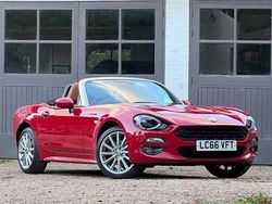 Red passione Used 2017 Fiat 124 Lusso Plus Cabriolet | £12,450 (Fair price)