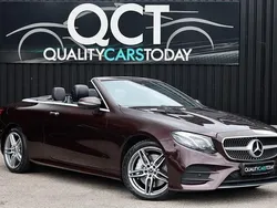 Red Used 2018 Mercedes E350 AMG Line Premium Plus Cabriolet | £24,995 (Expensive)