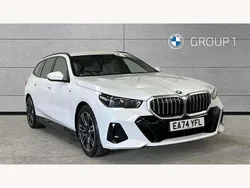 White Used 2024 BMW 530e M Sport Estate | £44,997 (Super price)