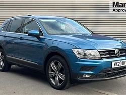 Blue Used 2020 VW Tiguan Match SUV | £17,150 (Fair price)