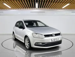 Silver Used 2016 VW Polo Design Hatchback | £9,994 (Fair price)