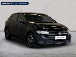 Black Used 2023 VW Polo Life Hatchback | £16,517 (Fair price)
