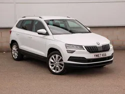 White Used 2018 Skoda Karoq SE L SUV | £14,990 (Good price)