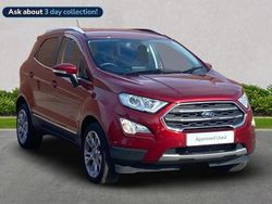 Red Used 2018 Ford Ecosport Titanium SUV | £10,536 (Fair price)