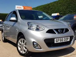 Silver Used 2016 Nissan Micra Acenta Hatchback | £7,495 (Expensive)