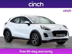 White Used 2022 Ford Puma Titanium SUV | £13,799 (Good price)