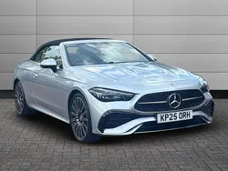 Silver Used 2025 Mercedes CLE220 AMG Line Premium Plus Cabriolet | £55,950