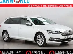 White Used 2021 Skoda Superb SE Technology Estate | £18,375 (Fair price)
